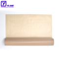 Thickness 0.13mm Brown Color PTFE Fiberglass Cloth Heat Resistant Non Stick